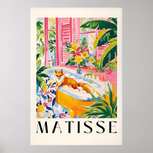 Poster Renard dans la baignoire Art Print Inspiré de Mati