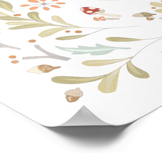 Poster Renard des bois (Coin)