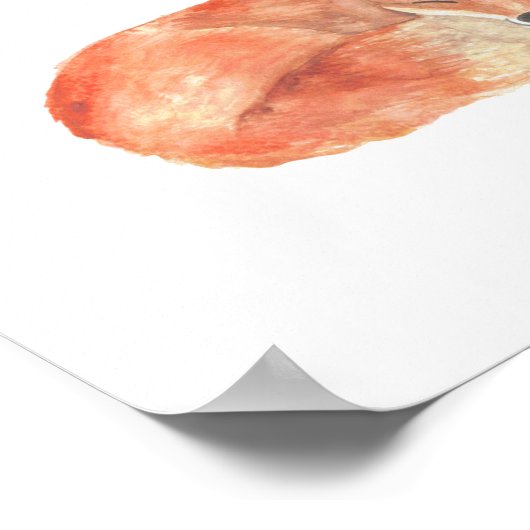 Poster Renard d'hiver 1 (Coin)