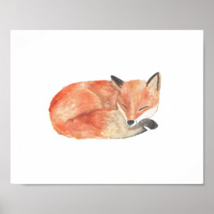 Poster Renard d'hiver 1