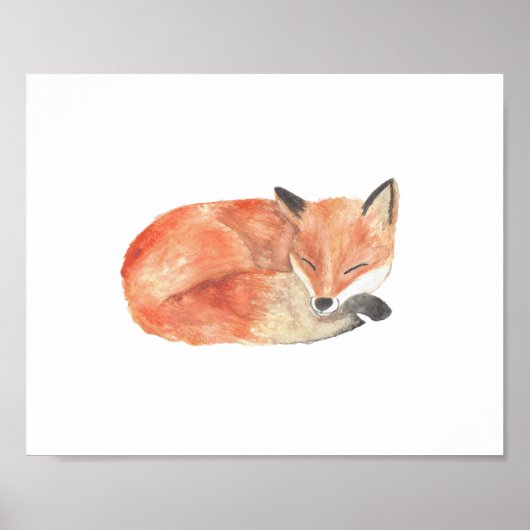 Poster Renard d'hiver 1 (Devant)