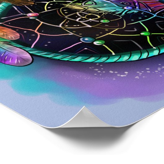 Poster Renard DreamCatcher (Coin)