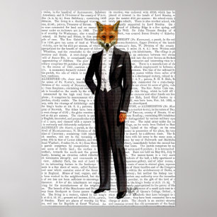 Poster Renard En Costume De Soirée Complet