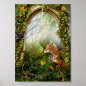 Poster Renard et Corbeau (Devant)