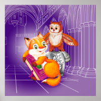 renard et hibou
