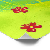 Poster renard et papillon (Coin)