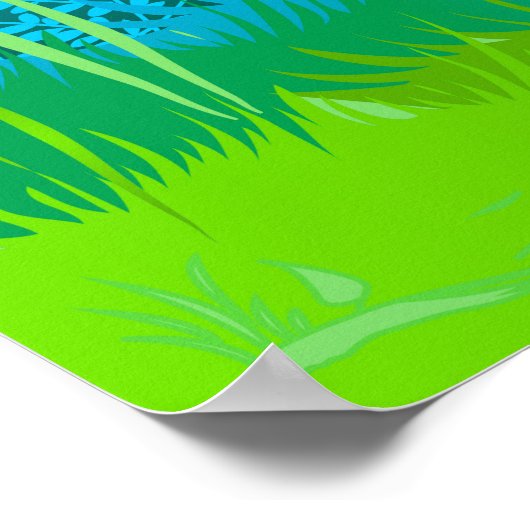 Poster renard et papillon (Coin)