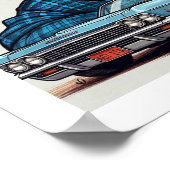 Poster Renard Lowrider (Coin)