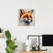 Poster Renard majestueux (Bureau à domicile)