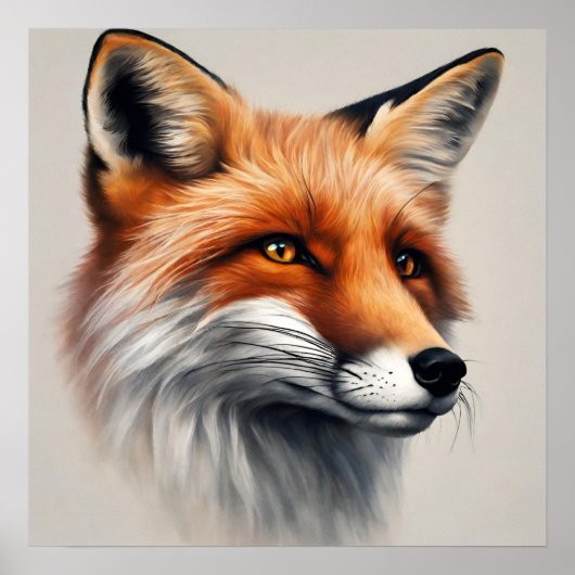 Poster Renard majestueux (Devant)