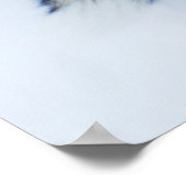 Poster Renard rouge en hiver (Coin)