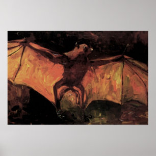 Poster Renard volant chauve-souris par Vincent van Gogh