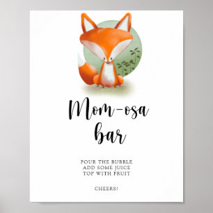 Poster Renardeau \ Bar Mom-osa