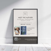 Poster Rencontre avec l'auteur Événement Code QR de signa