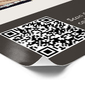 Poster Rencontre avec l'auteur Événement Code QR de signa (Coin)