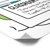 Poster Rencontre avec l'enseignant Flyer moderne de rentr (Coin)