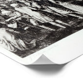 Poster Rencontre dans le désert, gravée par L. Bellotti (Coin)