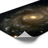 Poster Rencontre de la NASA entre deux galaxies spirales (Coin)