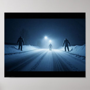 Poster Rencontre d'hiver (8 x 10)
