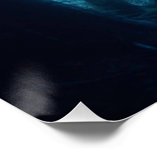 Poster Rencontre sur la Lune : Bigfoot dans la Forêt (Coin)