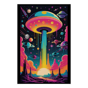 Poster Rencontre UFO sur la planète 9