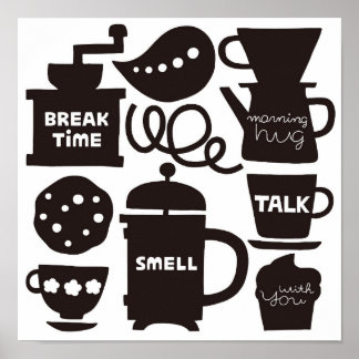 POSTER RENCONTRENT POUR LE CAFÉ