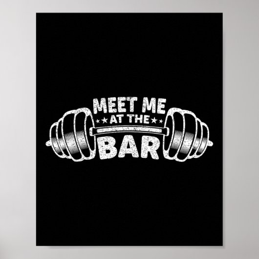 Poster Rencontrez-Moi Au Bar Poids (Devant)