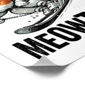 Poster Rencontrez-Moi Sur La Meowtain Funny Chat Ski Down (Coin)