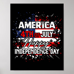 Poster Rendez au 4 juillet sa grandeur, joyeux 4 juillet