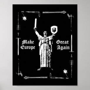 Poster Rendez sa grandeur à l'Europe Statue de la mère pa