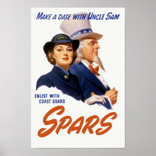 Poster Rendez-Vous Avec Oncle Sam — Garde Côtière