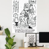Poster Rendez-vous et petit frère agaçant, drôle (Bureau à domicile)