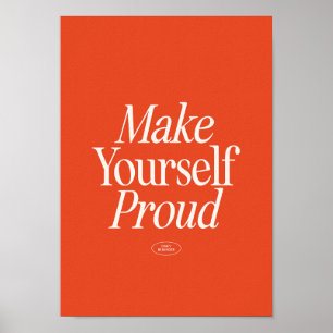 Poster Rendez-Vous Fier De Vous-Même – Typographie Motiva
