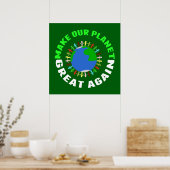 Poster Rendons sa grandeur à notre planète (Cuisine)