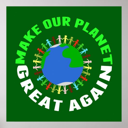 Poster Rendons sa grandeur à notre planète (Devant)
