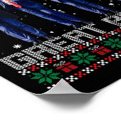 Poster Rendre à Noël sa grandeur des pulls moches Trump D (Coin)