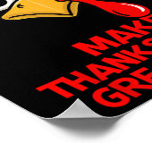 Poster Rendre Fantastique l'action de grâces à nouveau Tr (Coin)