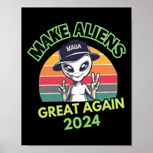 Poster Rendre la grandeur des Aliens à nouveau drôle Mega