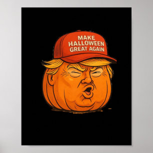 Poster Rendre la grandeur d'Halloween - Drôle Trumpkin Sl
