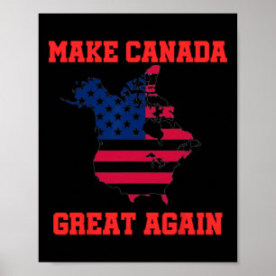 Poster Rendre la grandeur du Canada à nouveau drôle Trump