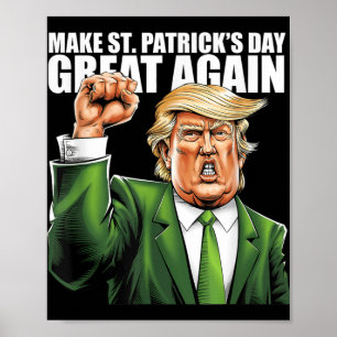 Poster Rendre la grandeur du Jour de la Saint Patrick à T