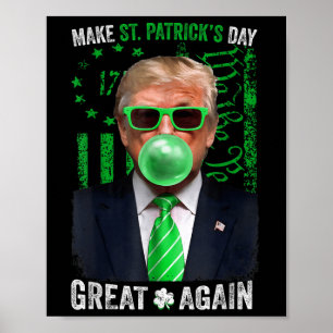 Poster Rendre la grandeur du Jour de la Saint Patrick enc