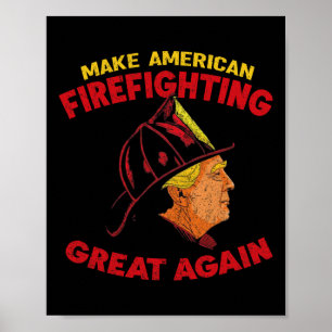 Poster Rendre la lutte contre les incendies américaine gr