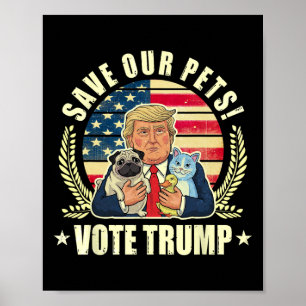 Poster Rendre Les Animaux De Compagnie En Sécurité Voter