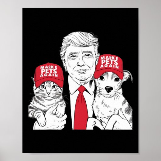 Poster Rendre les animaux en sécurité à l'élection Mega T (Devant)