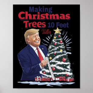 Poster Rendre les arbres de Noël plus hauts de 3 mètres