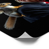 Poster Rendre les écureuils en sécurité Arachide de nouve (Coin)