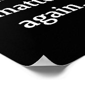 Poster Rendre les faits Sticker à nouveau (Coin)
