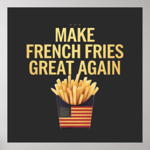 Poster Rendre Les Fries Françaises Super À Nouveau Délici
