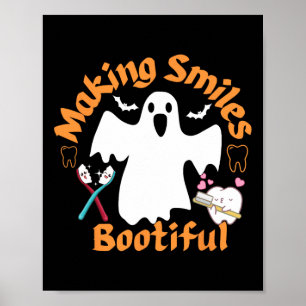 Poster Rendre les sourires joyeux Fantôme Dentiste Hallow